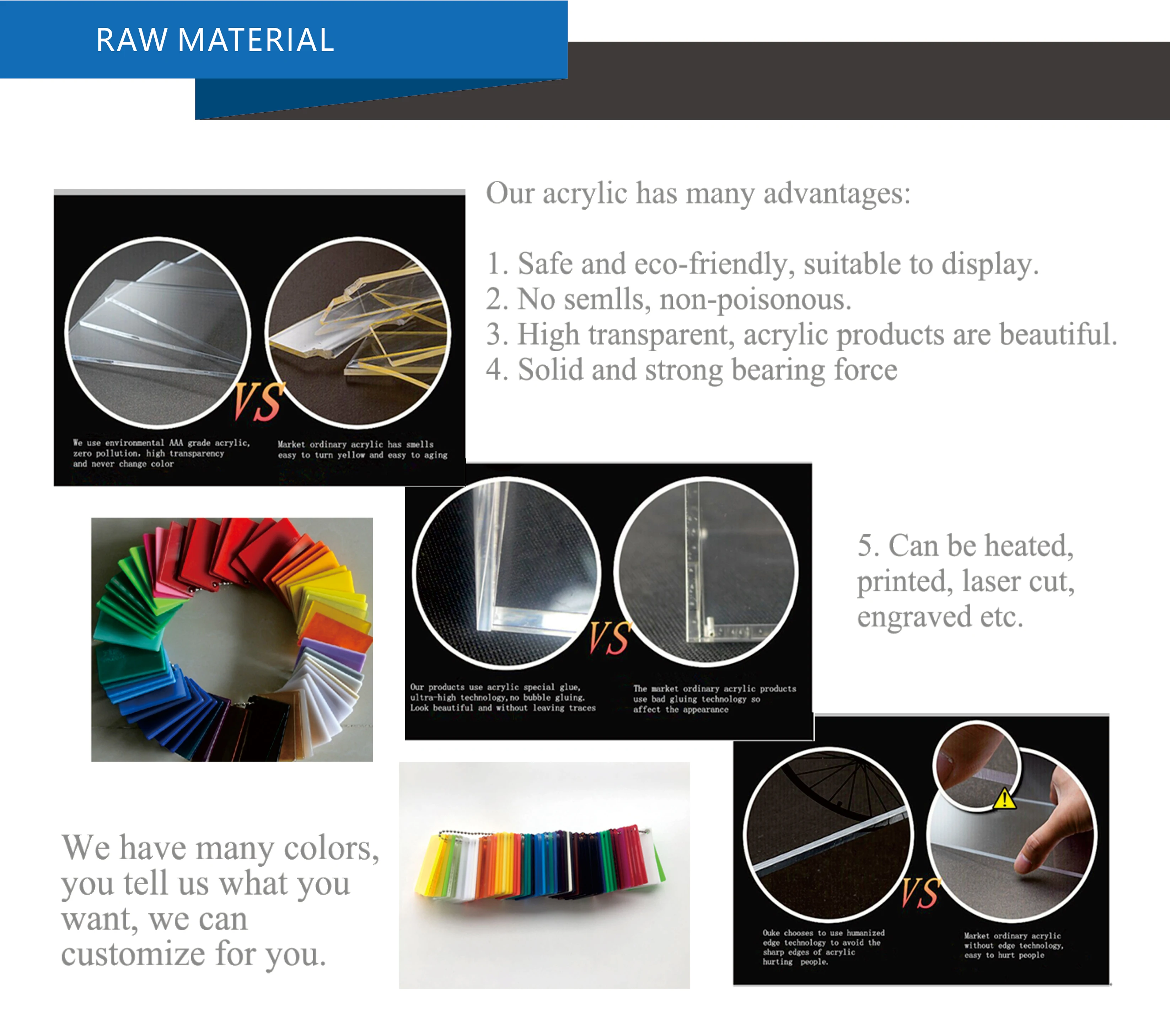 acrylic swab storage box with lid XZC-345 Details 14