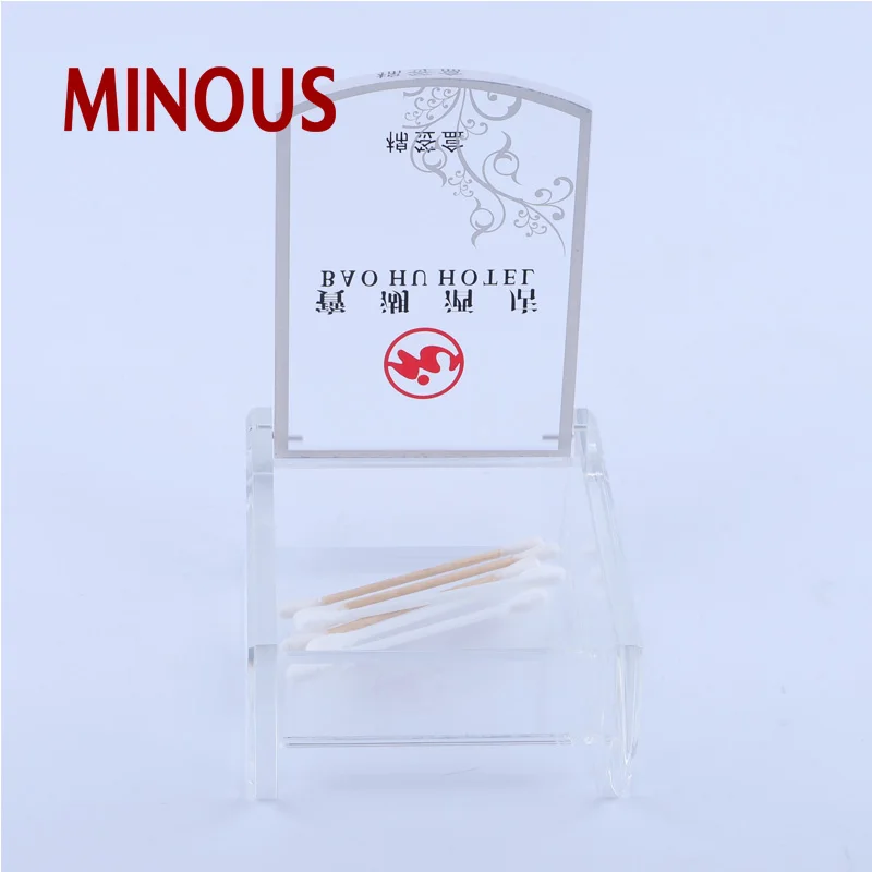 acrylic swab storage box with lid XZC-345 Details 2