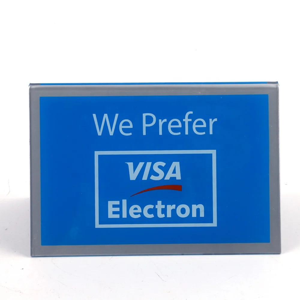 Laser-Engraved-V-shape-Acrylic-Table-Sign