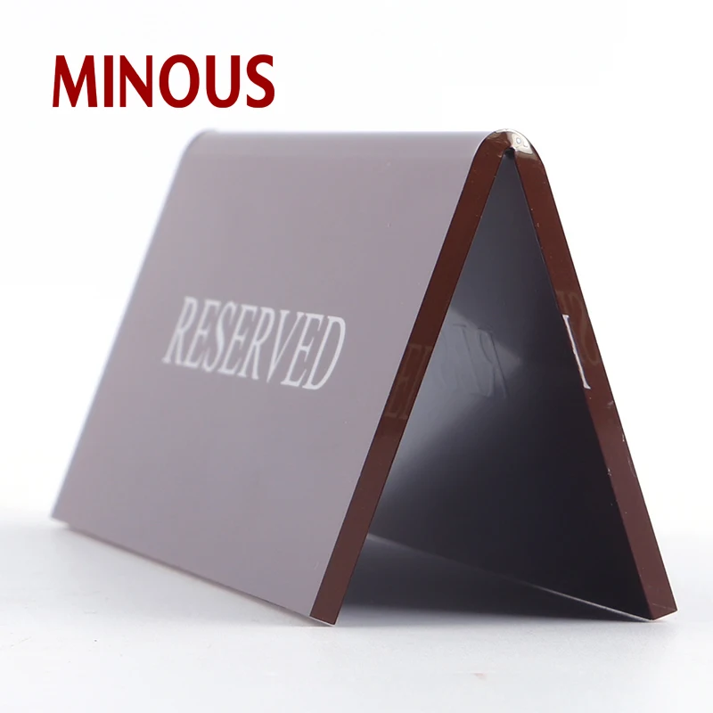  High Quality acrylic reserved sign 6