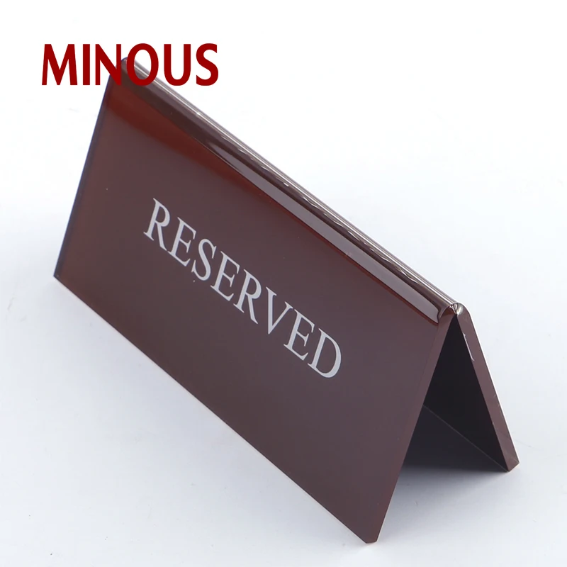 acrylic reserved sign XZC-371 Details 2