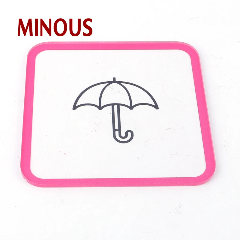 high quality customized printed acrylic sign acrylic nameplate 4