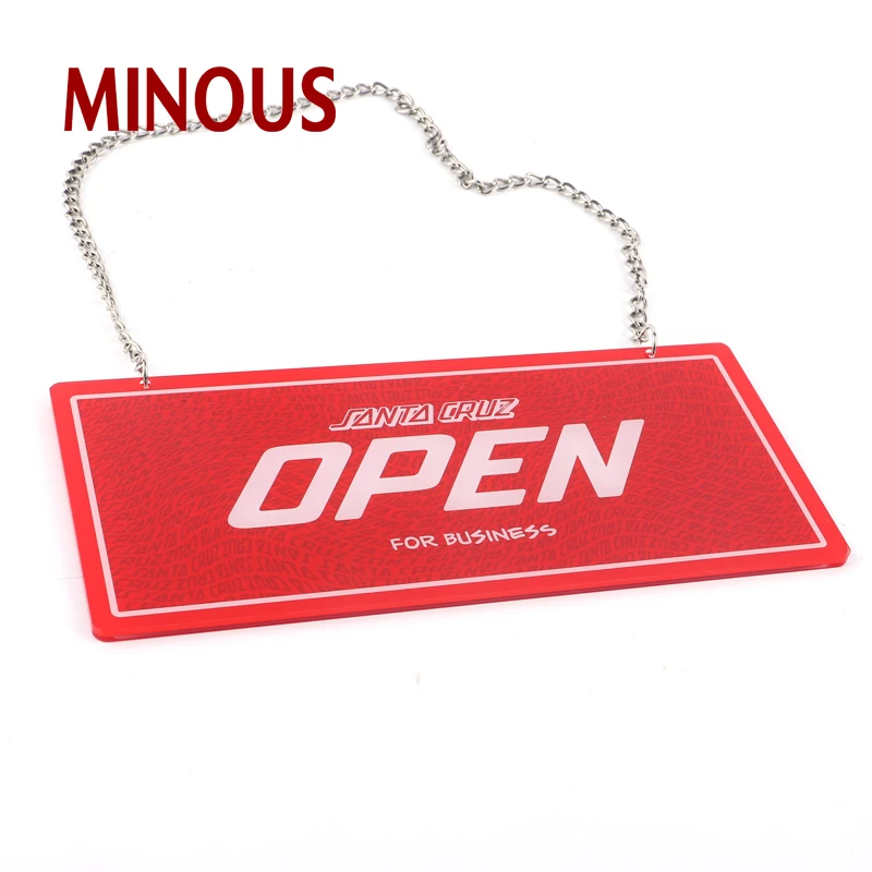 high quality customized printed acrylic warning door sign 4