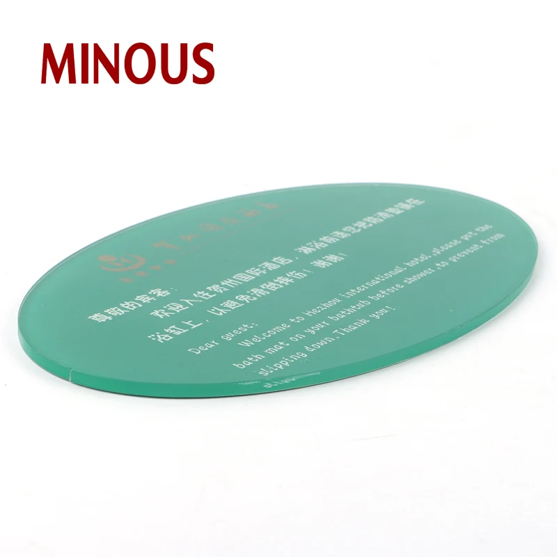 acrylic warning nameplate sign XZC-389 Details 2