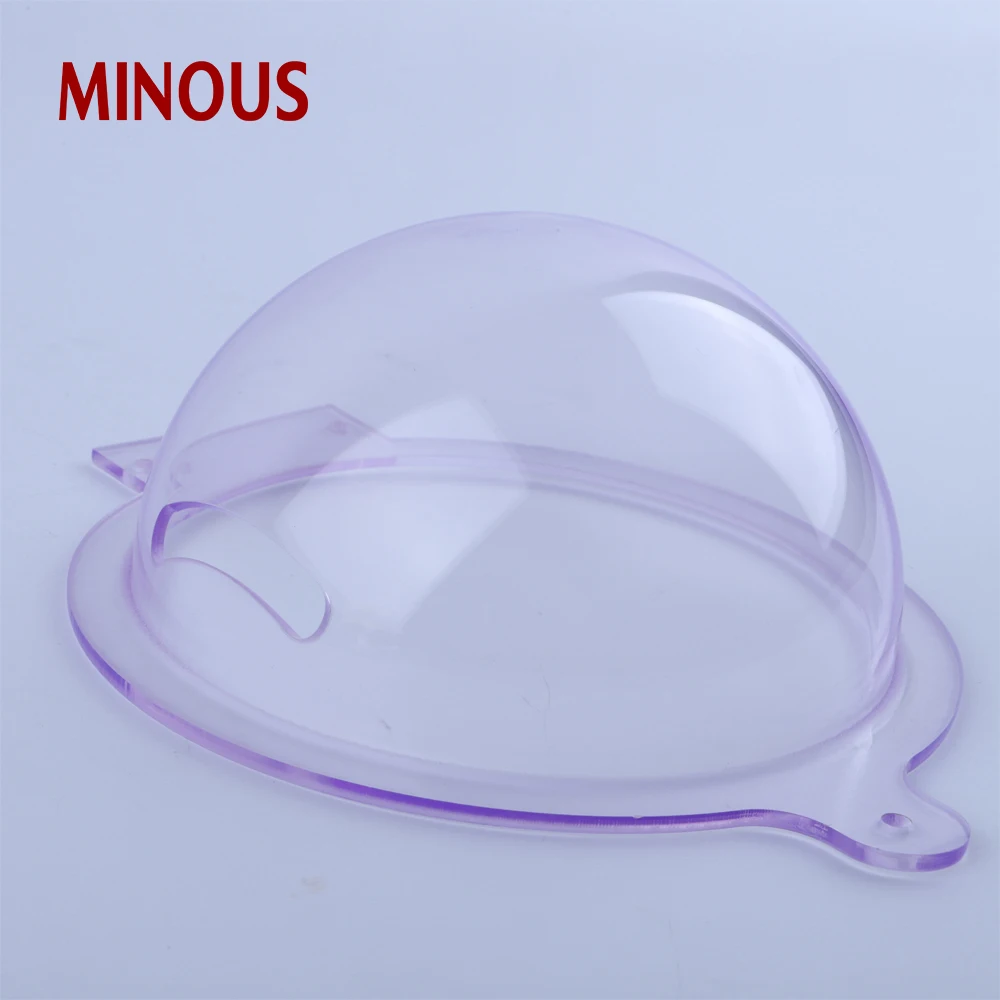 Custom Multi-purpose small purple clear acrylic dome cover 4