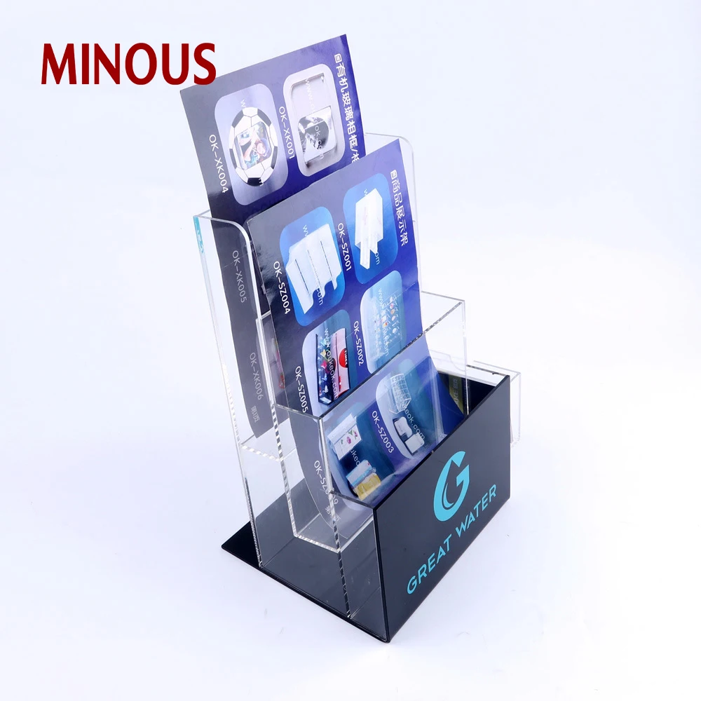  High Quality a6 acrylic brochure display rack 2