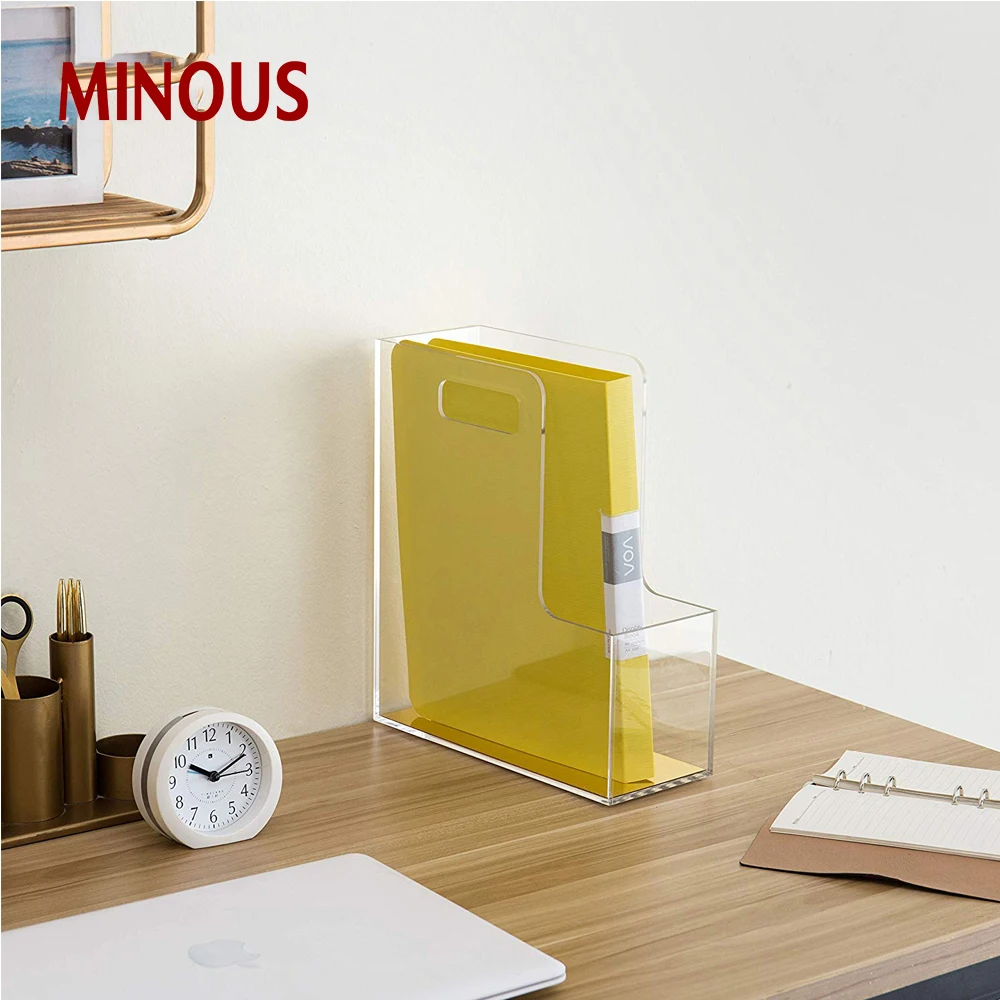 Hot Sales simple square clear acrylic book display 2