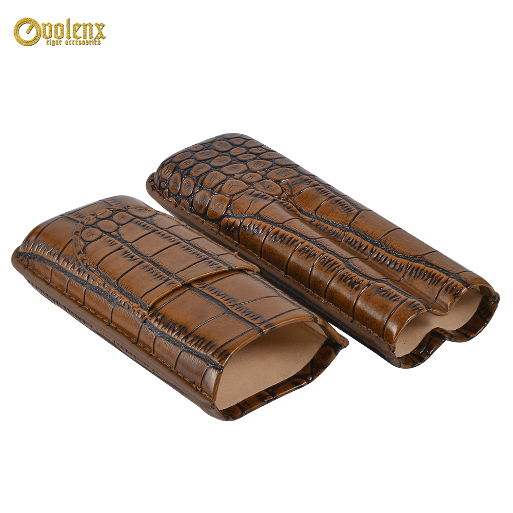  High Quality Leather Cigar Case 4