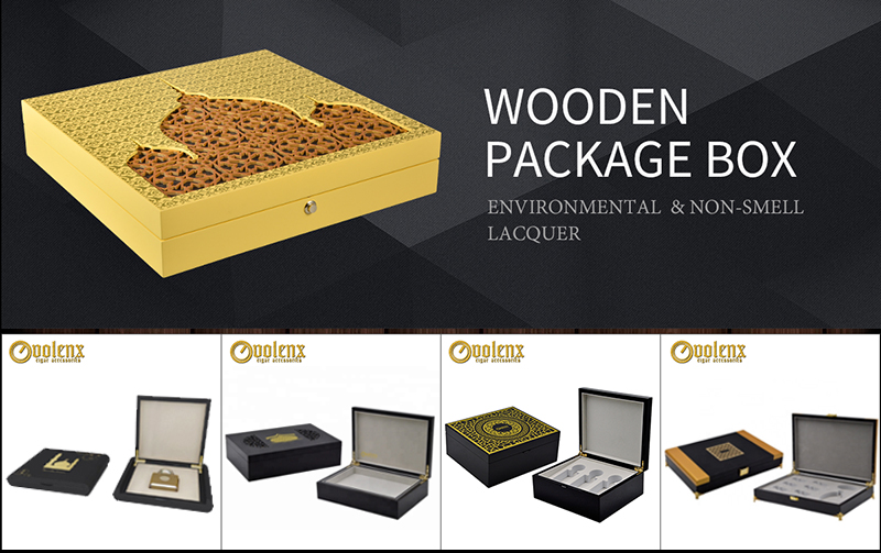 High Glossy Luxury Black Elegant Ramadan Perfume Wood Box 10