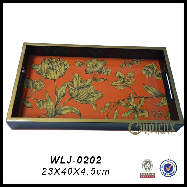 Customized Volenx Crafts Gifts Paint Wooden Tea Tray