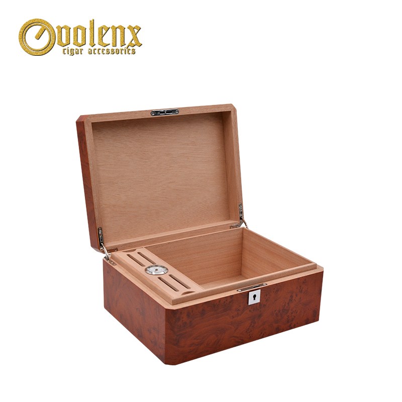 Custom High Lacquer Spanish Cedar Wood Cigar Box Humidor 4