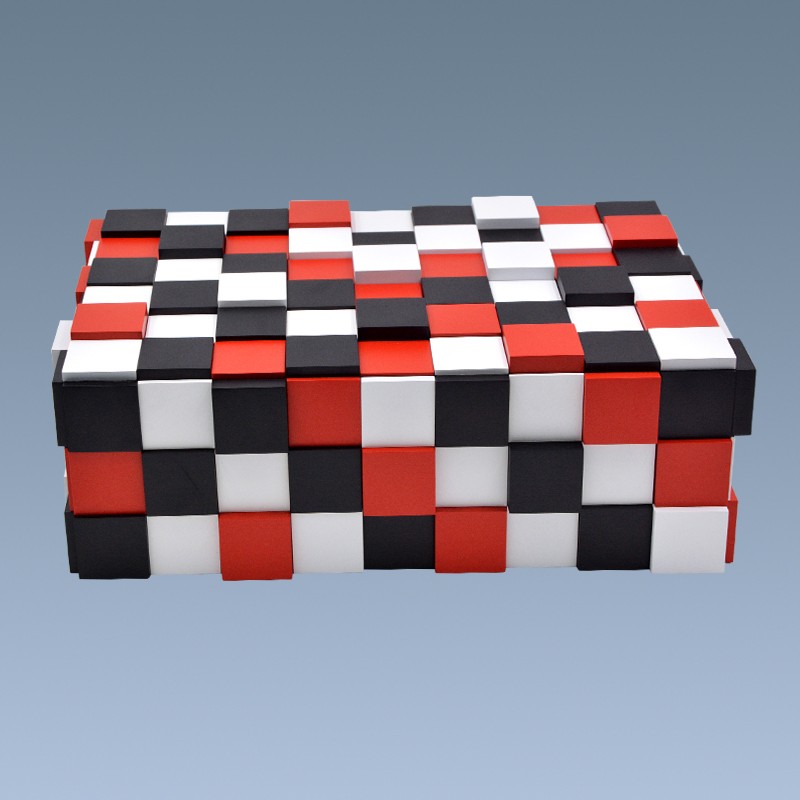2018 Rubik's cube shape wooden modern cigar humidor for sale 7