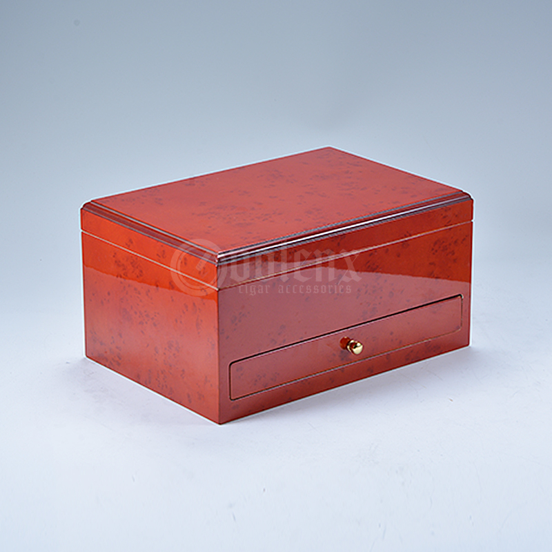 Humidification system handmade custom cigar humidor spanish cedar wooden box 13
