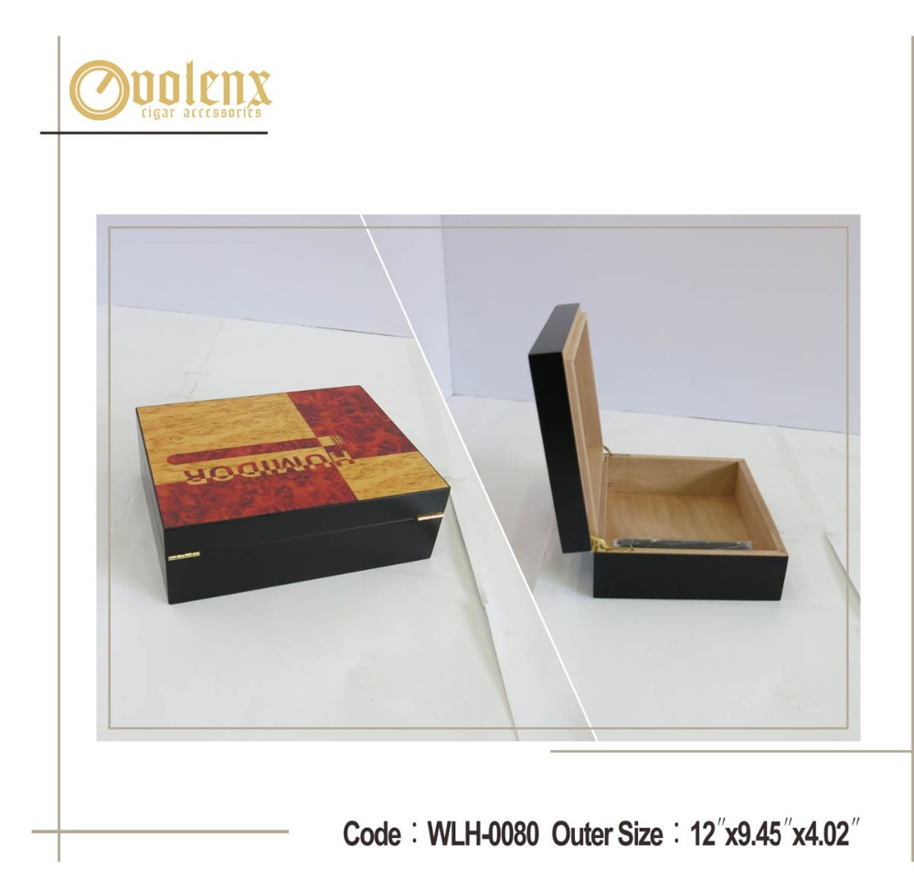 OEM gift box for cigar jewelry High Quality piano finish wood box 3
