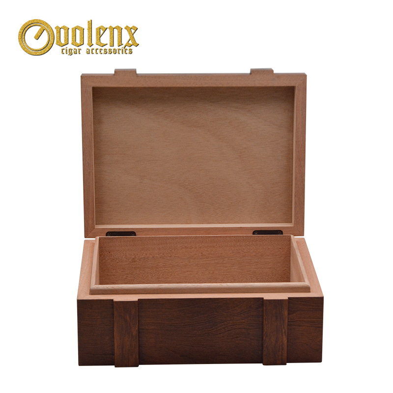 Hot Sale Luxury retro Wooden Cigar Humidor Box 11