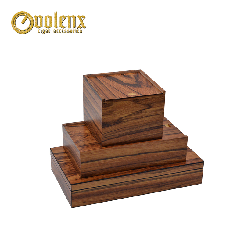Custom Slide Lid Blank Small Wood Cigar Boxes 8