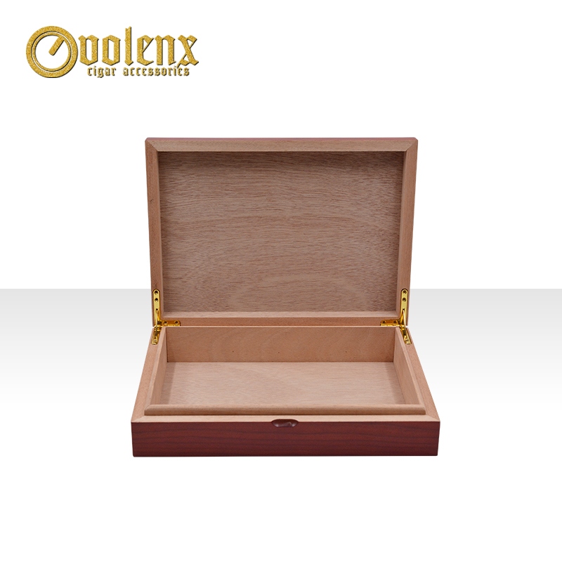 New design factory handmade small packaging cedar cigar box wood 10