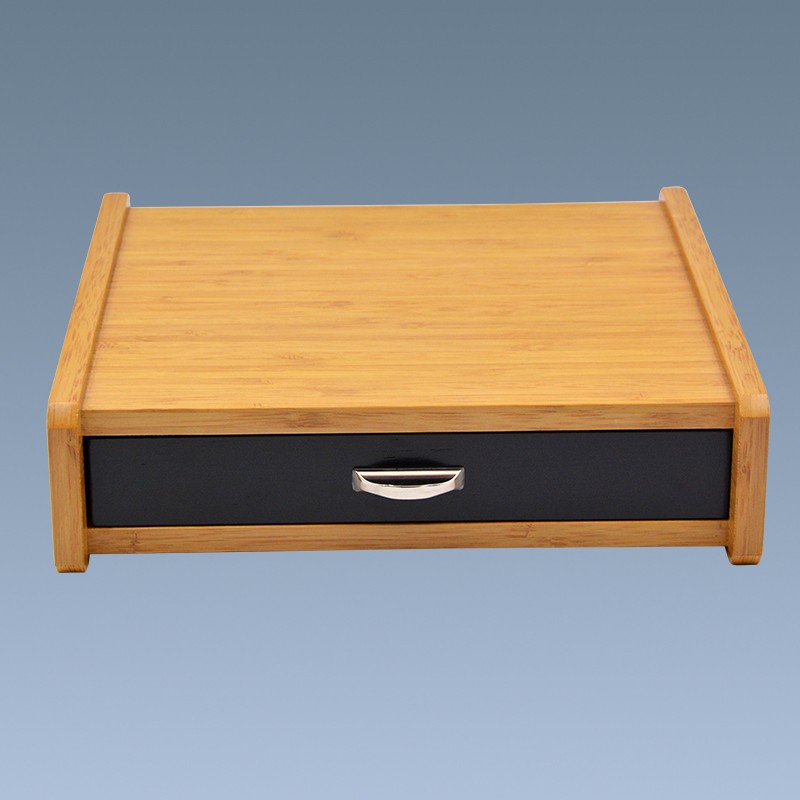 Customized logo and package bamboo wooden spanish cedar cigar humidor box