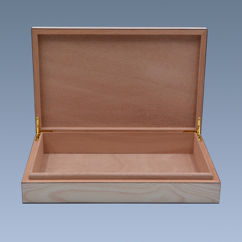 Customized Humidor Wooden Empty Cigar Storage Box 7