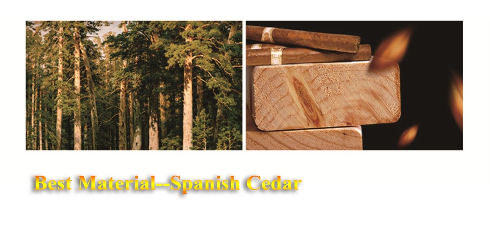 2019 Wholesale custom designed spanish cedar cigar humidor 37