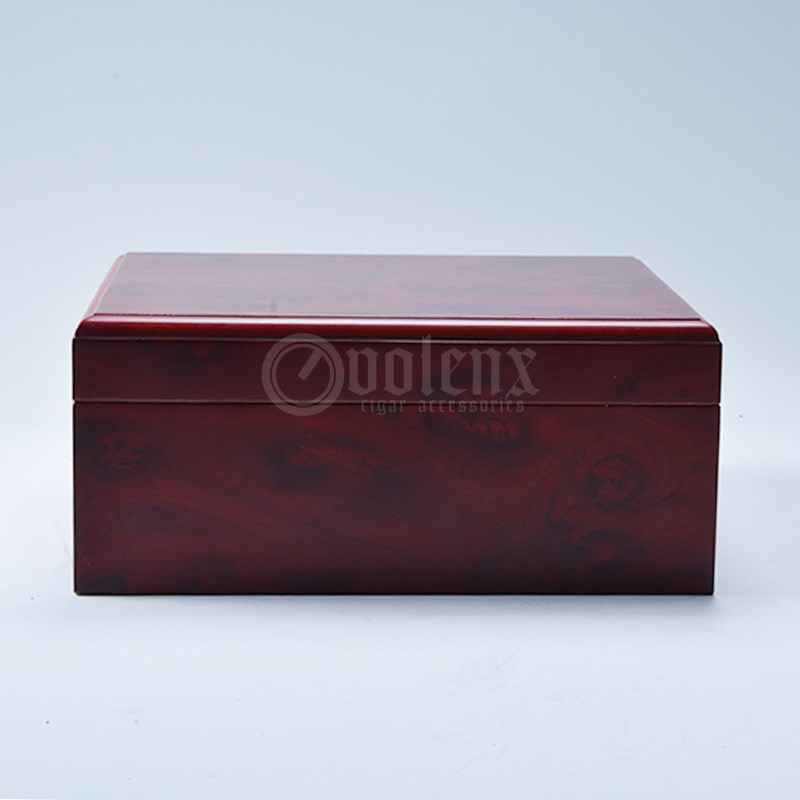 Hot Sale Empty Red Wooden Cigar Display Box