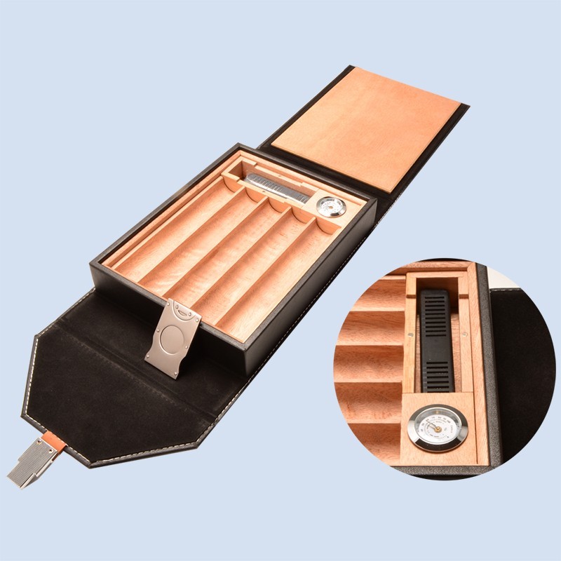 leather cigar box WLH-0057-1 Details 3