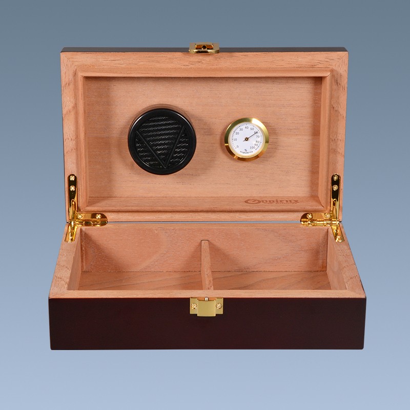 Hot selling Empty Wooden Display Cigar Humidor Box With Lock 3