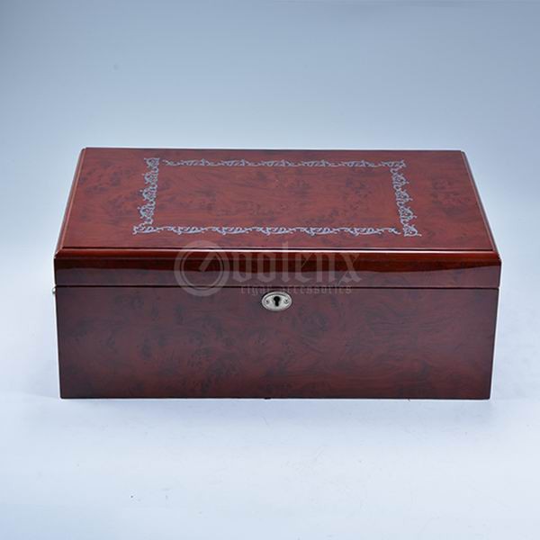 Custom High Gloss Empty Wooden Cigar Display Box