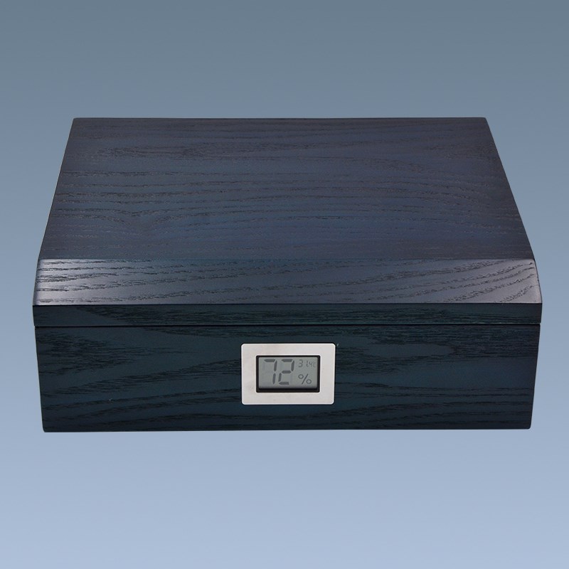 High quality wooden cigar humidor with electronic hygrometer 5