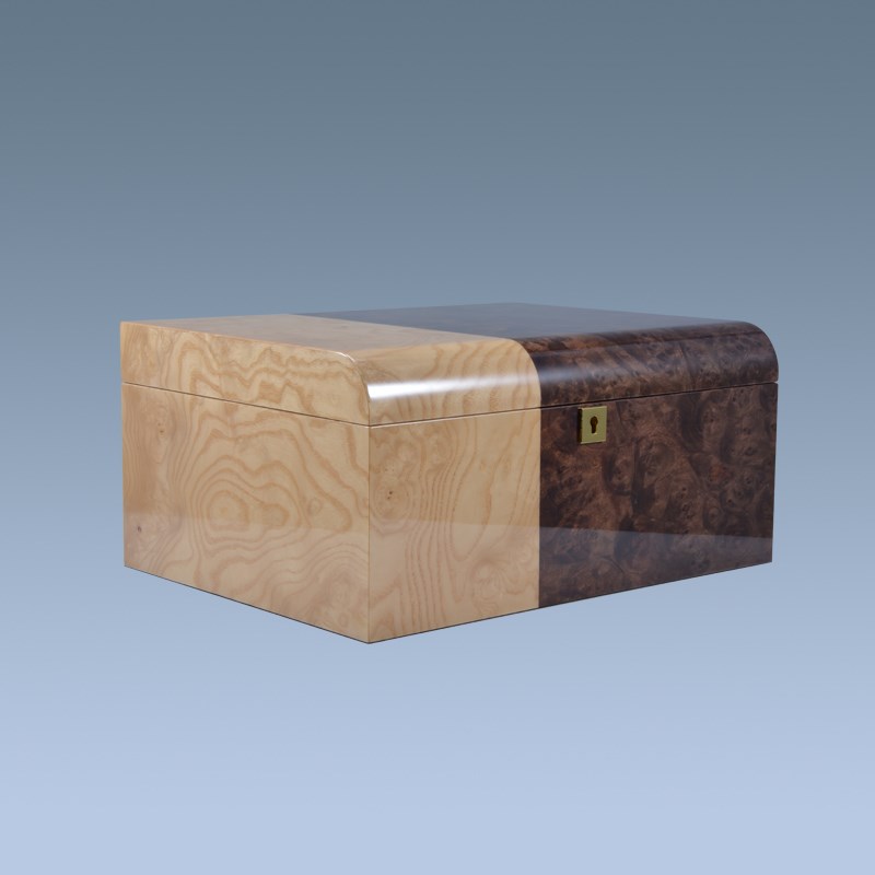 Wholesale custom handmade wooden cigar humidors box 5
