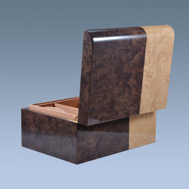 Wholesale custom handmade wooden cigar humidors box 7