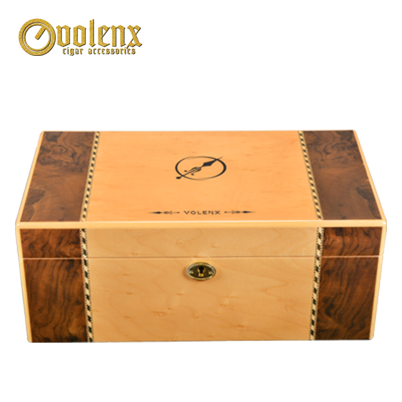 Customized luxury large wooden cabinet cigar humidor 7