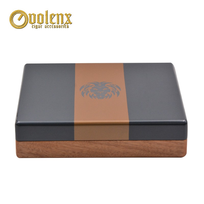 New design High Glossy humidifier Cigar Humidor wooden box 11