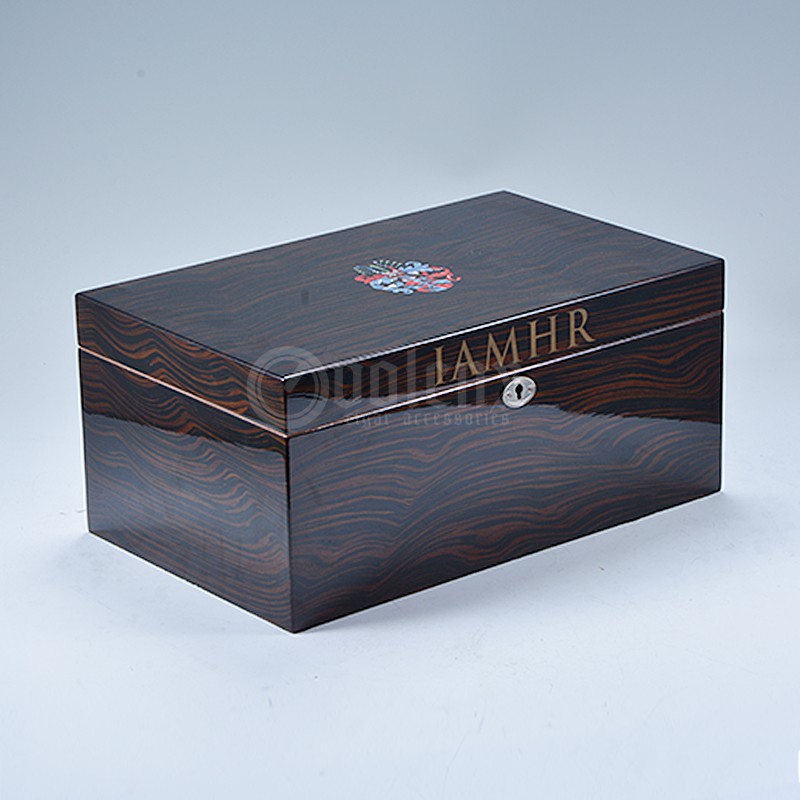Wooden Cigar Humidor Creative Cigar Box High-end Storage Box 3
