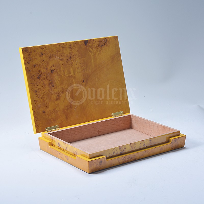 High Quality China Design Cigar Humidor Boxes Wooden Box Packing