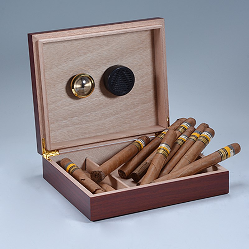 Wholesale Unique Modern Cigar Humidor cabinet With Digital Hygrometer 9