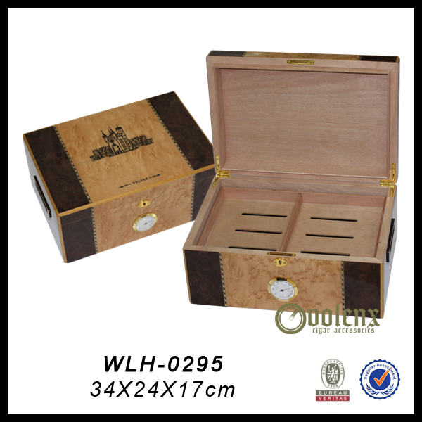 mahogany cigar humidor WLH-0292 Details 9