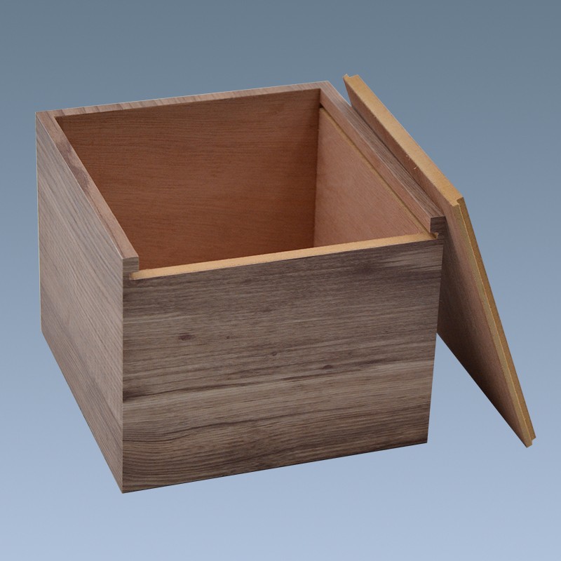 New Design Manufacturer Small Unfinished Standing Cigar Box Humidor 5