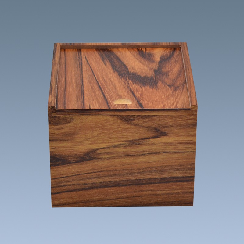 Cheap Handmade Slide Top Tobacco Wood Cigar Humidor Empty Cigar Box With Custom Printed Logo 5