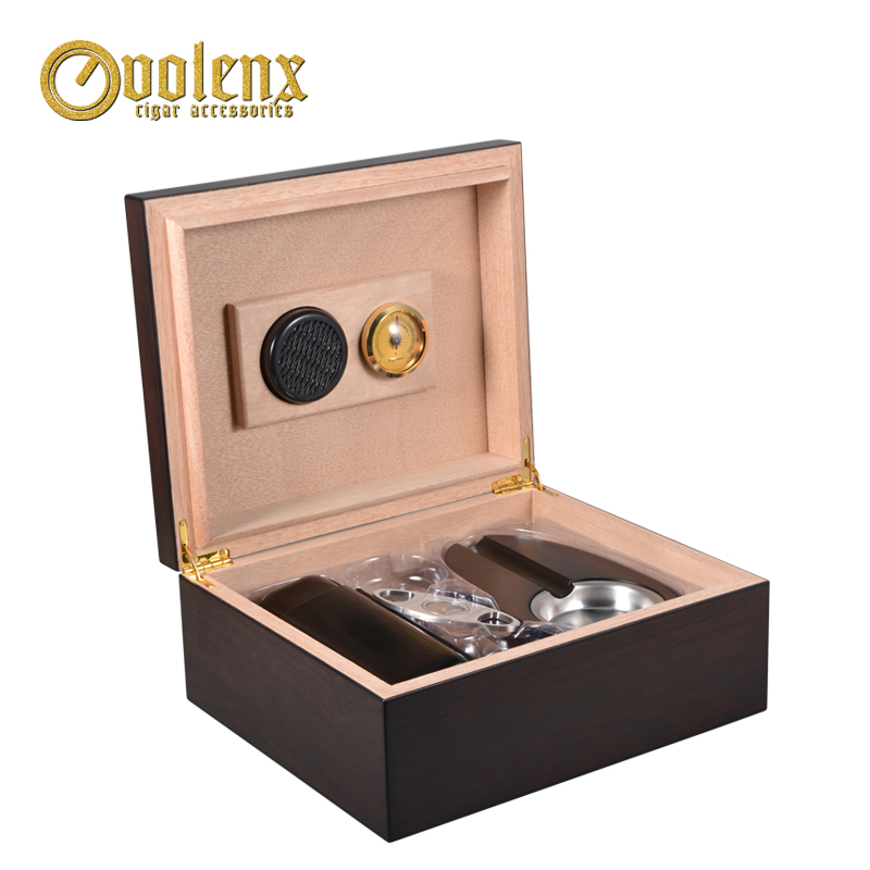 Top Sale Small Custom Cigar Boxes with Full Cigar Accessories