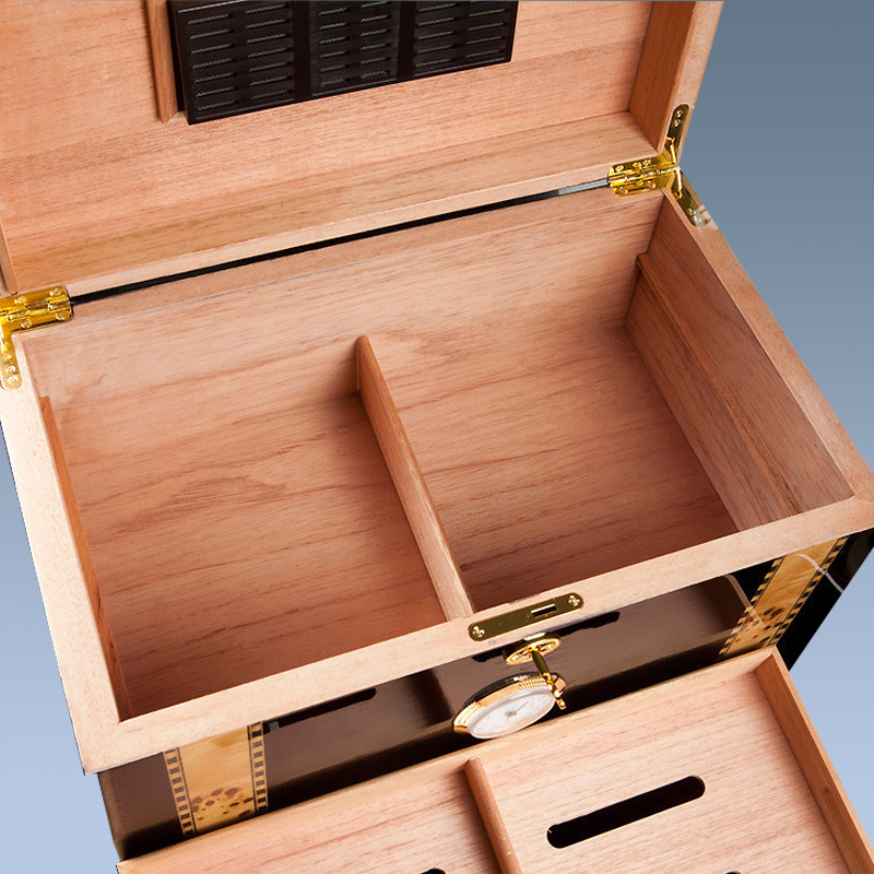 Custom Large Wooden Storage Cigar Packaging Box 5
