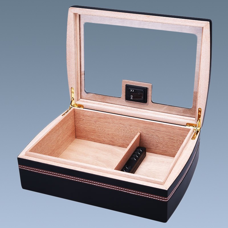 Volenx customized wooden cigar humidor with digital hygrometer 9