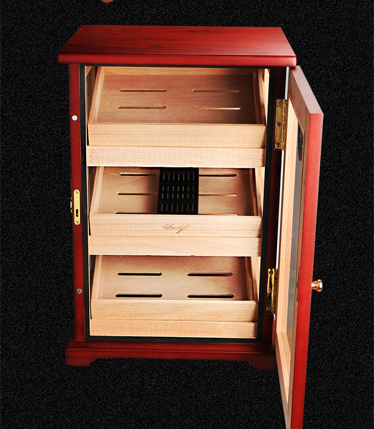 Hot sale factory handmade humidor wood cabinet wholesale humidor 7