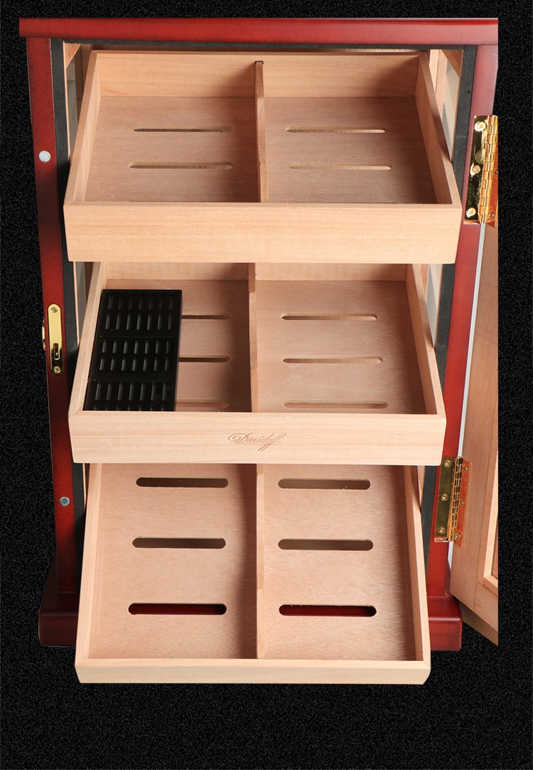 Hot sale factory handmade humidor wood cabinet wholesale humidor 11