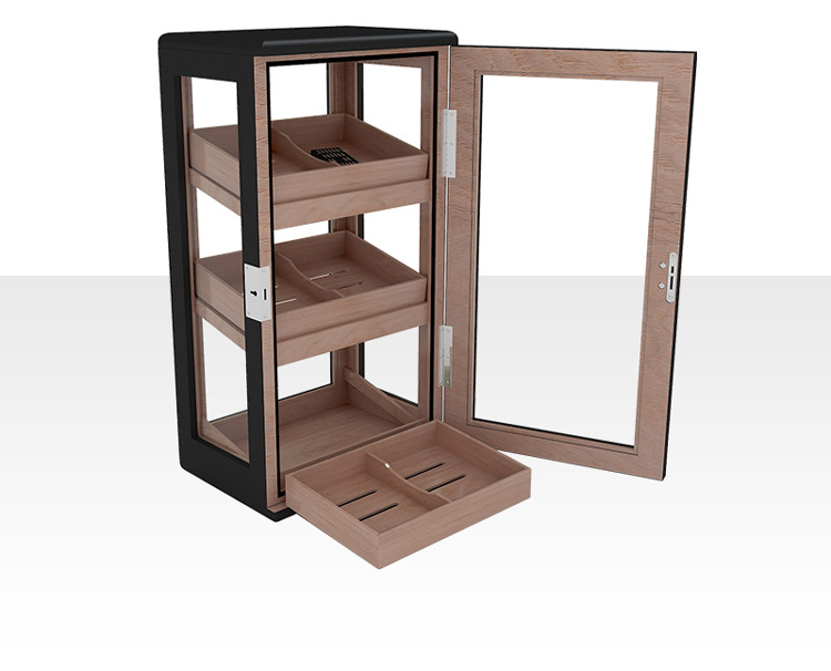  High Quality wooden humidor cabinet