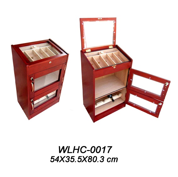 Cigar Display Wooden Cabinet Humidor Manufacturer