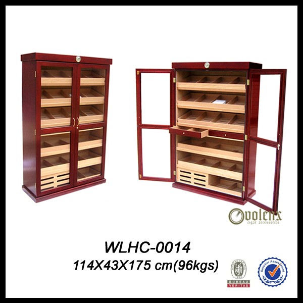 High Quality wooden cigar cabinet