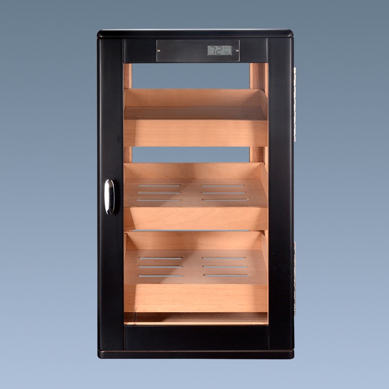 Factory Digital Electrical Wooden Cedar Display Cigar Humidor Cabinet 8
