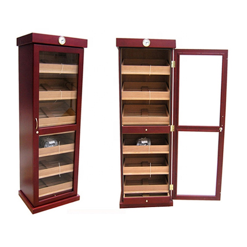 Single door large Cigar Humidor Cabinet holds more than 2000 cigars