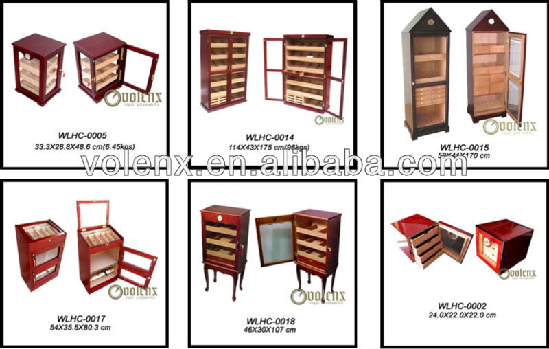 Single door large Cigar Humidor Cabinet holds more than 2000 cigars